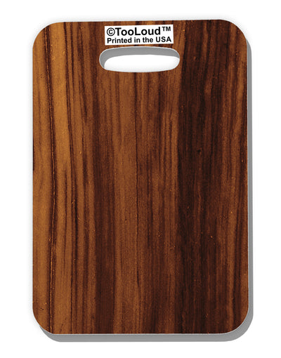 Medium Wood Look Luggage Tag Dual Sided All Over Print by-Luggage Tag-TooLoud-White-One Size-Davson Sales