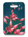 Bright Pink Painted Flamingos Luggage Tag Single Side All Over Print-Luggage Tag-TooLoud-White-One Size-Davson Sales