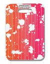 Splatter AOP - Orange Pink Luggage Tag Single Side All Over Print-Luggage Tag-TooLoud-White-One Size-Davson Sales