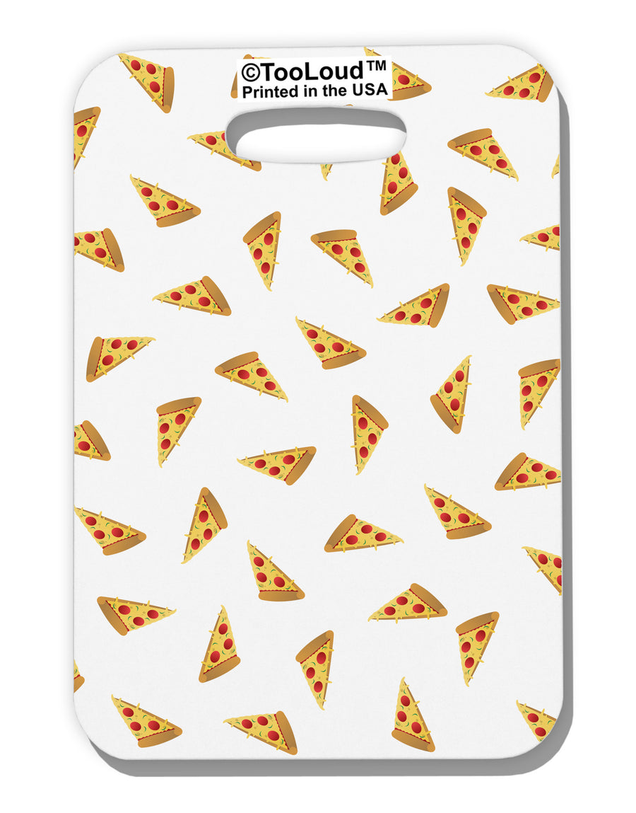 Pizza Slices AOP Luggage Tag Dual Sided All Over Print-Luggage Tag-TooLoud-White-One Size-Davson Sales