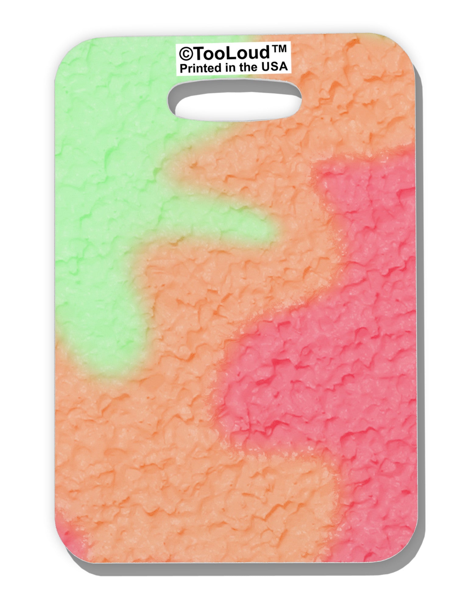 Rainbow Sherbet Luggage Tag Dual Sided All Over Print by-Luggage Tag-TooLoud-White-One Size-Davson Sales