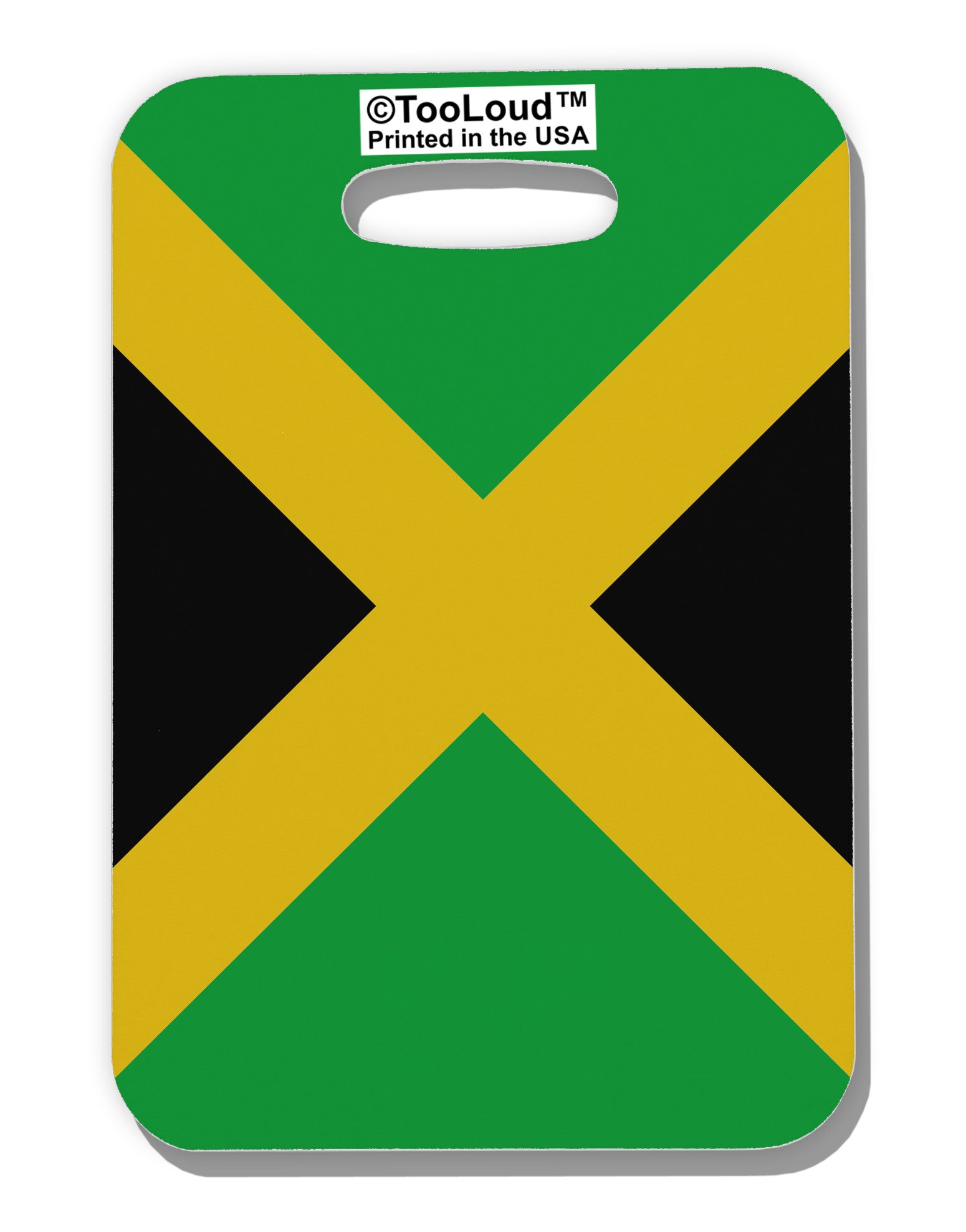 Jamaica Flag AOP Luggage Tag Dual Sided All Over Print-Luggage Tag-TooLoud-White-One Size-Davson Sales