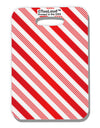 Red Candy Cane Luggage Tag Dual Sided All Over Print-Luggage Tag-TooLoud-White-One Size-Davson Sales