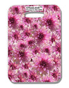 Pink Flowers Luggage Tag Dual Sided All Over Print-Luggage Tag-TooLoud-White-One Size-Davson Sales