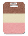 Horizontal Neapolitan Ice Cream Luggage Tag Single Side All Over Print by-Luggage Tag-TooLoud-White-One Size-Davson Sales