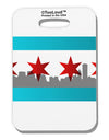 Chicago Flag Skyline AOP Luggage Tag Dual Sided All Over Print-Luggage Tag-TooLoud-White-One Size-Davson Sales