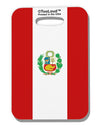 Peru Flag AOP Luggage Tag Single Side All Over Print-Luggage Tag-TooLoud-White-One Size-Davson Sales