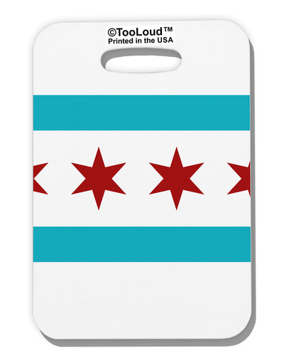 Chicago Flag AOP Luggage Tag Single Side All Over Print-Luggage Tag-TooLoud-White-One Size-Davson Sales