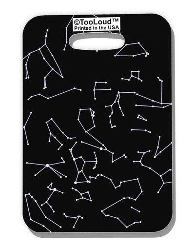 Constellations Black All Over Luggage Tag Dual Sided All Over Print-Luggage Tag-TooLoud-White-One Size-Davson Sales