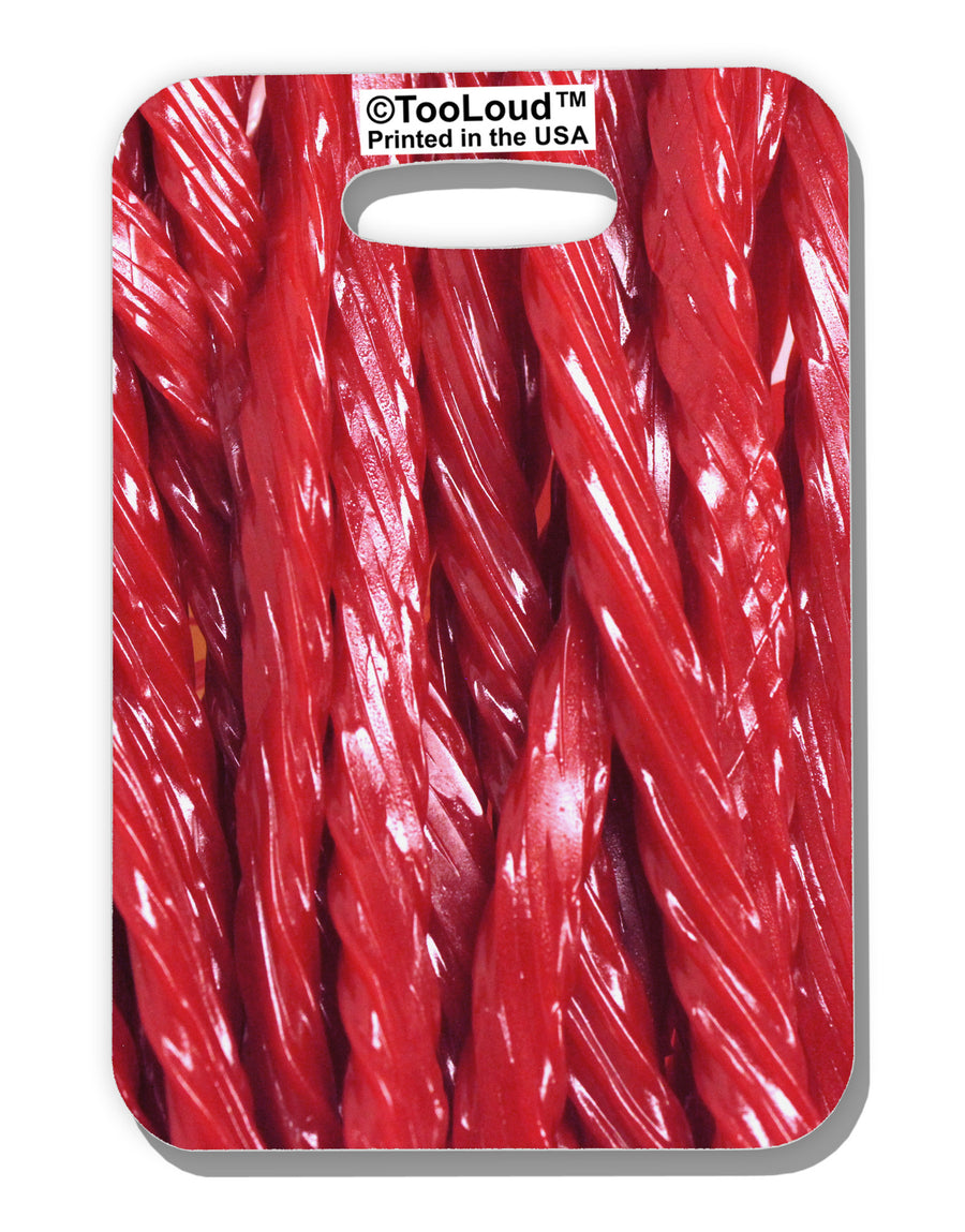 Red Rope Candy All Over Luggage Tag Dual Sided All Over Print-Luggage Tag-TooLoud-White-One Size-Davson Sales