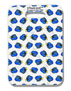 Blue Tang Fish AOP Luggage Tag Single Side All Over Print-Luggage Tag-TooLoud-White-One Size-Davson Sales