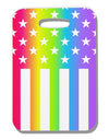 American Pride - Rainbow Stars and Stripes Luggage Tag Dual Sided All Over Print-Luggage Tag-TooLoud-White-One Size-Davson Sales