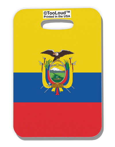 Ecuador Flag AOP Luggage Tag Dual Sided All Over Print-Luggage Tag-TooLoud-White-One Size-Davson Sales