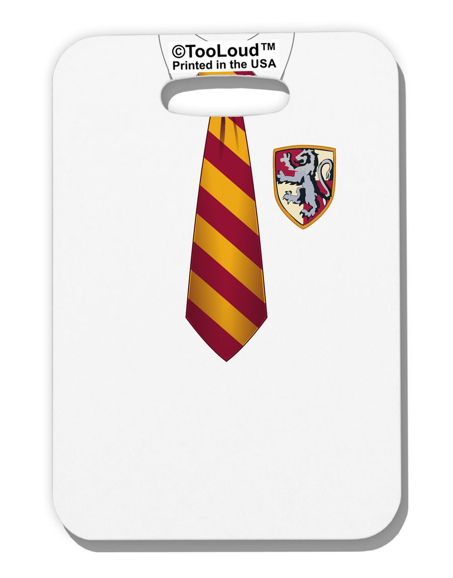 TooLoud Wizard Uniform Red and Yellow Luggage Tag Dual Sided All Over Print-Luggage Tag-TooLoud-White-One Size-Davson Sales