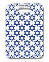 Stars of David Jewish Luggage Tag Single Side All Over Print by TooLoud-Luggage Tag-TooLoud-White-One Size-Davson Sales