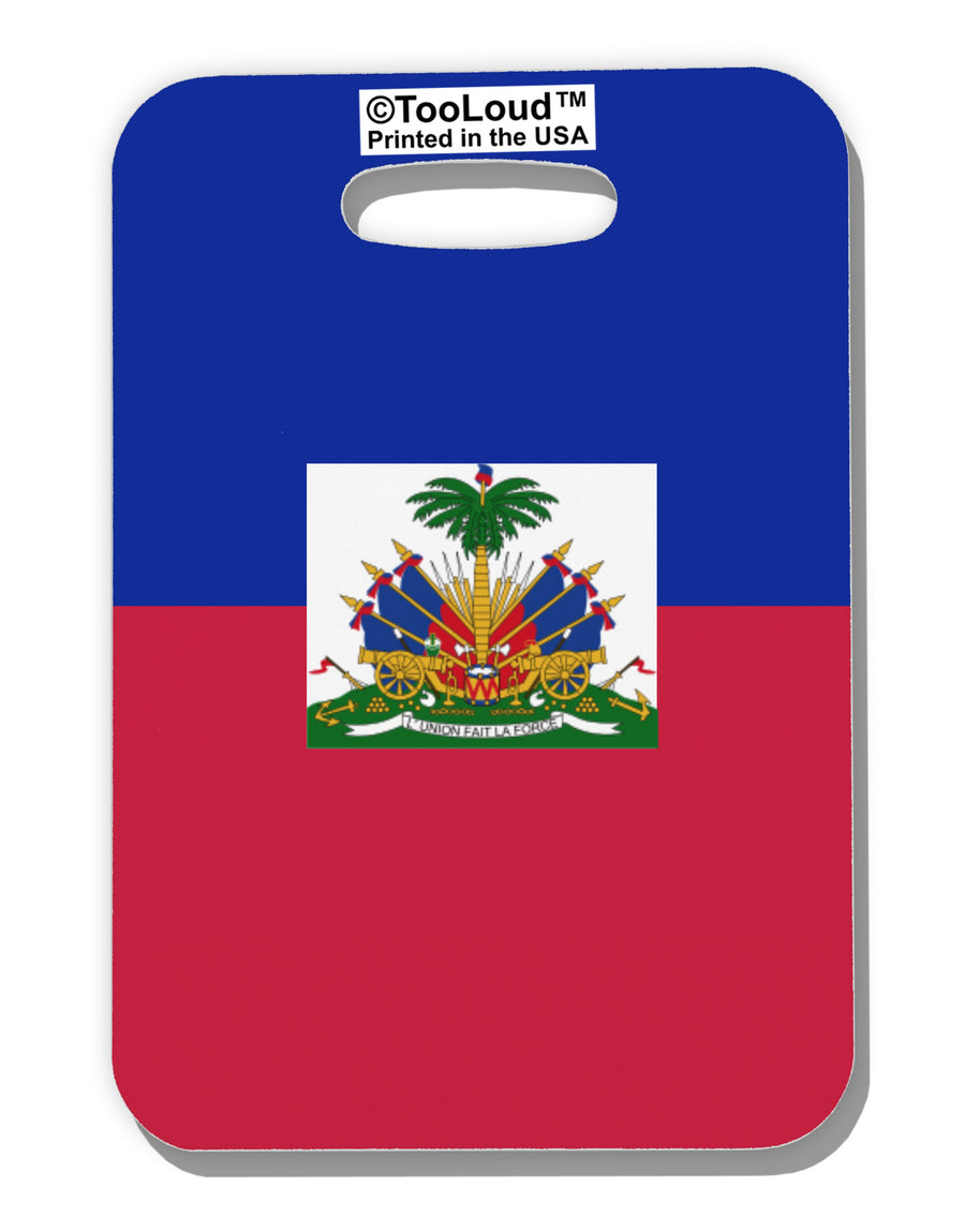 Haiti Flag AOP Luggage Tag Dual Sided All Over Print-Luggage Tag-TooLoud-White-One Size-Davson Sales