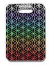 Chakra Colors Flower of Life Luggage Tag Single Side All Over Print-Luggage Tag-TooLoud-White-One Size-Davson Sales