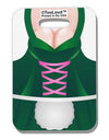 Sexy Dirndl Costume Green Luggage Tag Single Side All Over Print-Luggage Tag-TooLoud-White-One Size-Davson Sales