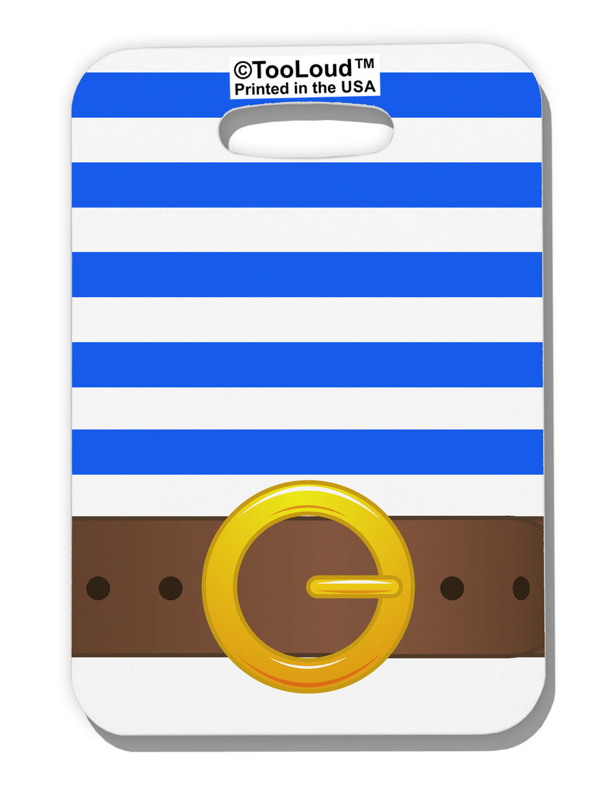 Pirate Crew Costume - Blue Luggage Tag Dual Sided All Over Print-Luggage Tag-TooLoud-White-One Size-Davson Sales