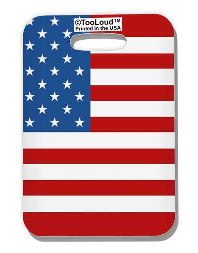 TooLoud USA Flag AOP Luggage Tag Single Side All Over Print-Luggage Tag-TooLoud-White-One Size-Davson Sales