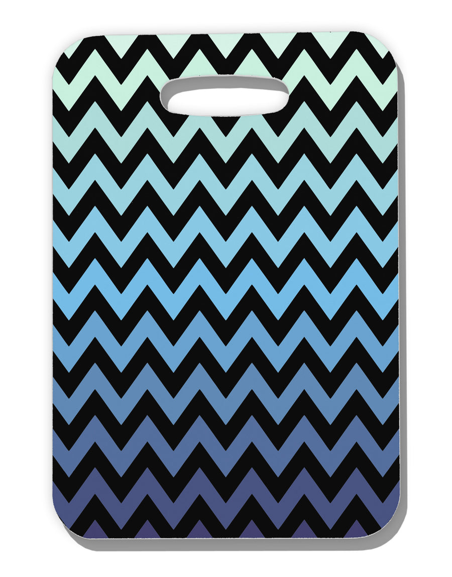 Cool Ocean Zig Zags Luggage Tag Dual Sided All Over Print-Luggage Tag-TooLoud-White-One Size-Davson Sales