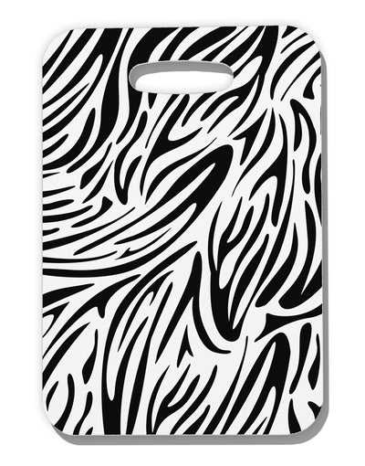 Zebra Print Luggage Tag Single Side All Over Print-Luggage Tag-TooLoud-White-One Size-Davson Sales