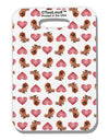 Pomeranian Hearts AOP Luggage Tag Dual Sided All Over Print-Luggage Tag-TooLoud-White-One Size-Davson Sales