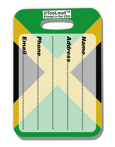 Jamaica Flag AOP Luggage Tag Dual Sided All Over Print-Luggage Tag-TooLoud-White-One Size-Davson Sales