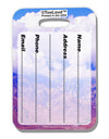 California Mountainscape Luggage Tag Dual Sided All Over Print-Luggage Tag-TooLoud-White-One Size-Davson Sales