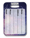 Constellations Color All Over Luggage Tag Dual Sided All Over Print-Luggage Tag-TooLoud-White-One Size-Davson Sales