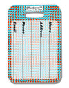 Swimming Fish Optical Illusion Luggage Tag Dual Sided All Over Print-Luggage Tag-TooLoud-White-One Size-Davson Sales