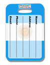 Argentina Flag AOP Luggage Tag Dual Sided All Over Print-Luggage Tag-TooLoud-White-One Size-Davson Sales