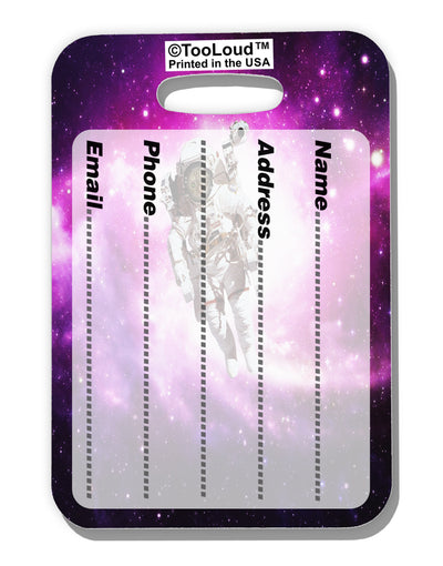 Astronaut Cat AOP Luggage Tag Dual Sided All Over Print
