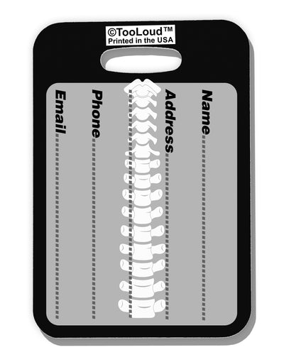 Spine AOP Luggage Tag Dual Sided All Over Print-Luggage Tag-TooLoud-White-One Size-Davson Sales