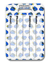 Blue Tang Fish AOP Luggage Tag Dual Sided All Over Print-Luggage Tag-TooLoud-White-One Size-Davson Sales