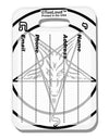 Official Sigil of Baphomet Luggage Tag Dual Sided All Over Print-Luggage Tag-TooLoud-White-One Size-Davson Sales