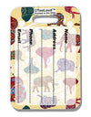 Indian Elephants AOP Luggage Tag Dual Sided All Over Print-Luggage Tag-TooLoud-White-One Size-Davson Sales