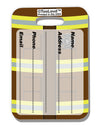 Firefighter Brown AOP Luggage Tag Dual Sided All Over Print-Luggage Tag-TooLoud-White-One Size-Davson Sales