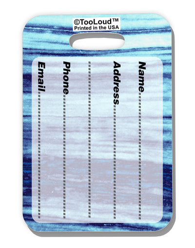 Lost at Sea Abstract Luggage Tag Dual Sided All Over Print by-Luggage Tag-TooLoud-White-One Size-Davson Sales