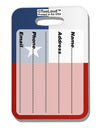 Chile Flag AOP Luggage Tag Dual Sided All Over Print-Luggage Tag-TooLoud-White-One Size-Davson Sales