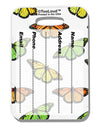 Monarch Butterflies AOP Luggage Tag Dual Sided All Over Print-Luggage Tag-TooLoud-White-One Size-Davson Sales