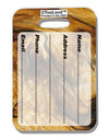 TooLoud Wood Texture AOP Luggage Tag Dual Sided All Over Print-Luggage Tag-TooLoud-White-One Size-Davson Sales