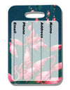 Bright Pink Painted Flamingos Luggage Tag Dual Sided All Over Print-Luggage Tag-TooLoud-White-One Size-Davson Sales