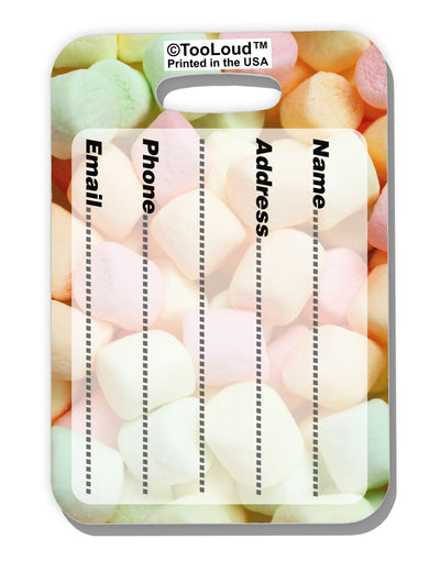 Marshmallows All Over Luggage Tag Dual Sided All Over Print-Luggage Tag-TooLoud-White-One Size-Davson Sales