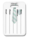 TooLoud Wizard Uniform Green and Silver Luggage Tag Dual Sided All Over Print-Luggage Tag-TooLoud-White-One Size-Davson Sales