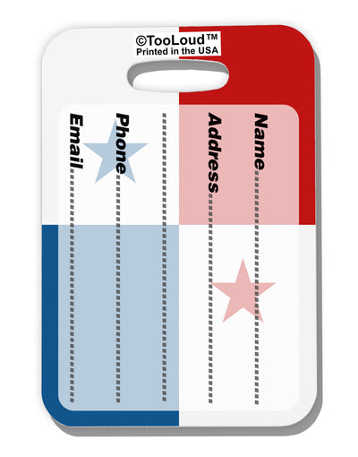 Panama Flag AOP Luggage Tag Dual Sided All Over Print-Luggage Tag-TooLoud-White-One Size-Davson Sales