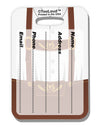 Lederhosen Costume Brown Luggage Tag Dual Sided All Over Print-Luggage Tag-TooLoud-White-One Size-Davson Sales