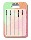 Rainbow Sherbet Luggage Tag Dual Sided All Over Print by-Luggage Tag-TooLoud-White-One Size-Davson Sales