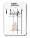 Lil Cookie In The Oven - Maternity AOP Luggage Tag Dual Sided All Over Print-Luggage Tag-TooLoud-White-One Size-Davson Sales