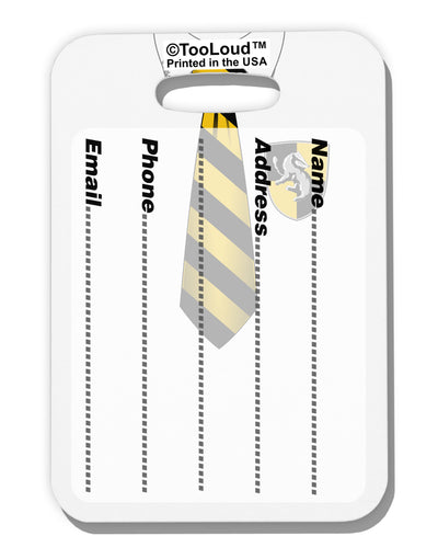 Wizard Uniform Yellow and Black AOP Luggage Tag Dual Sided All Over Print-Luggage Tag-TooLoud-White-One Size-Davson Sales